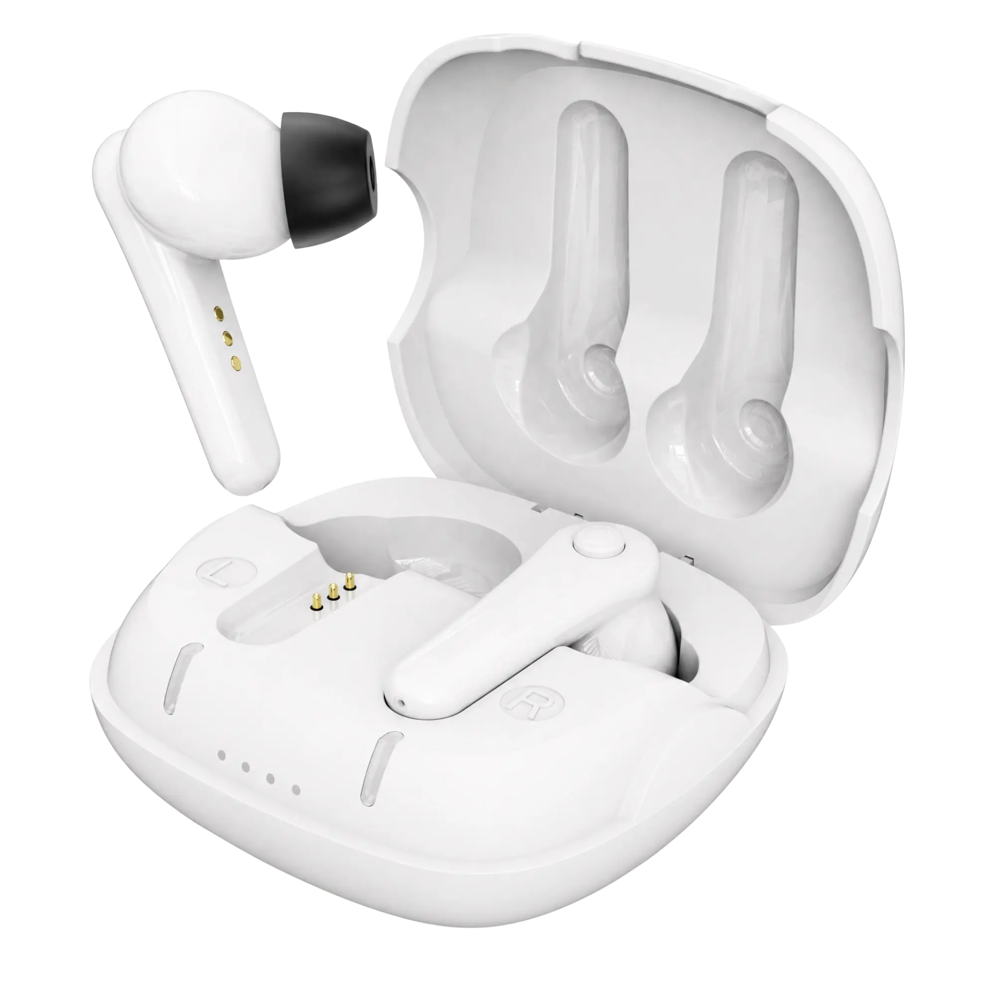Panda Air earbud-style OTC hearing aids with fast-charge case
