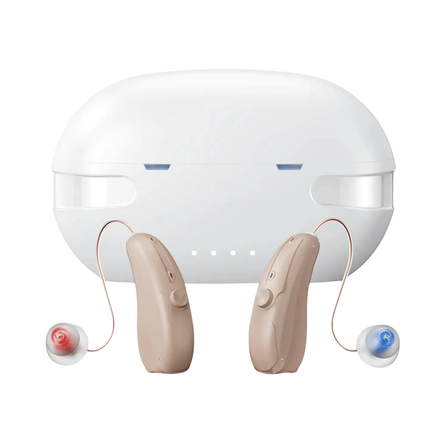Panda Quantum 16-channel receiver-in-canal hearing aid in beige