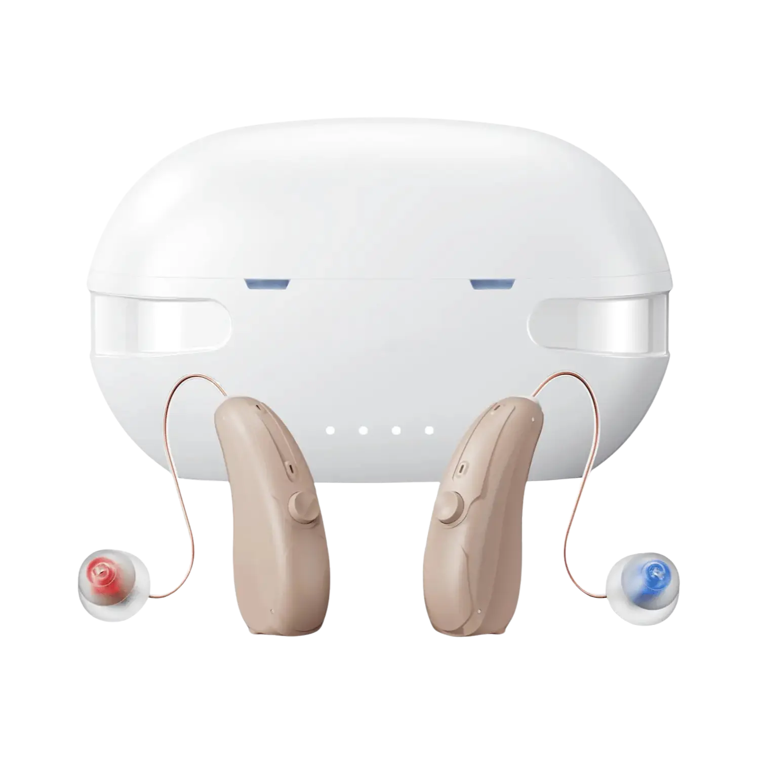 Panda Quantum 16-channel receiver-in-canal hearing aid in beige